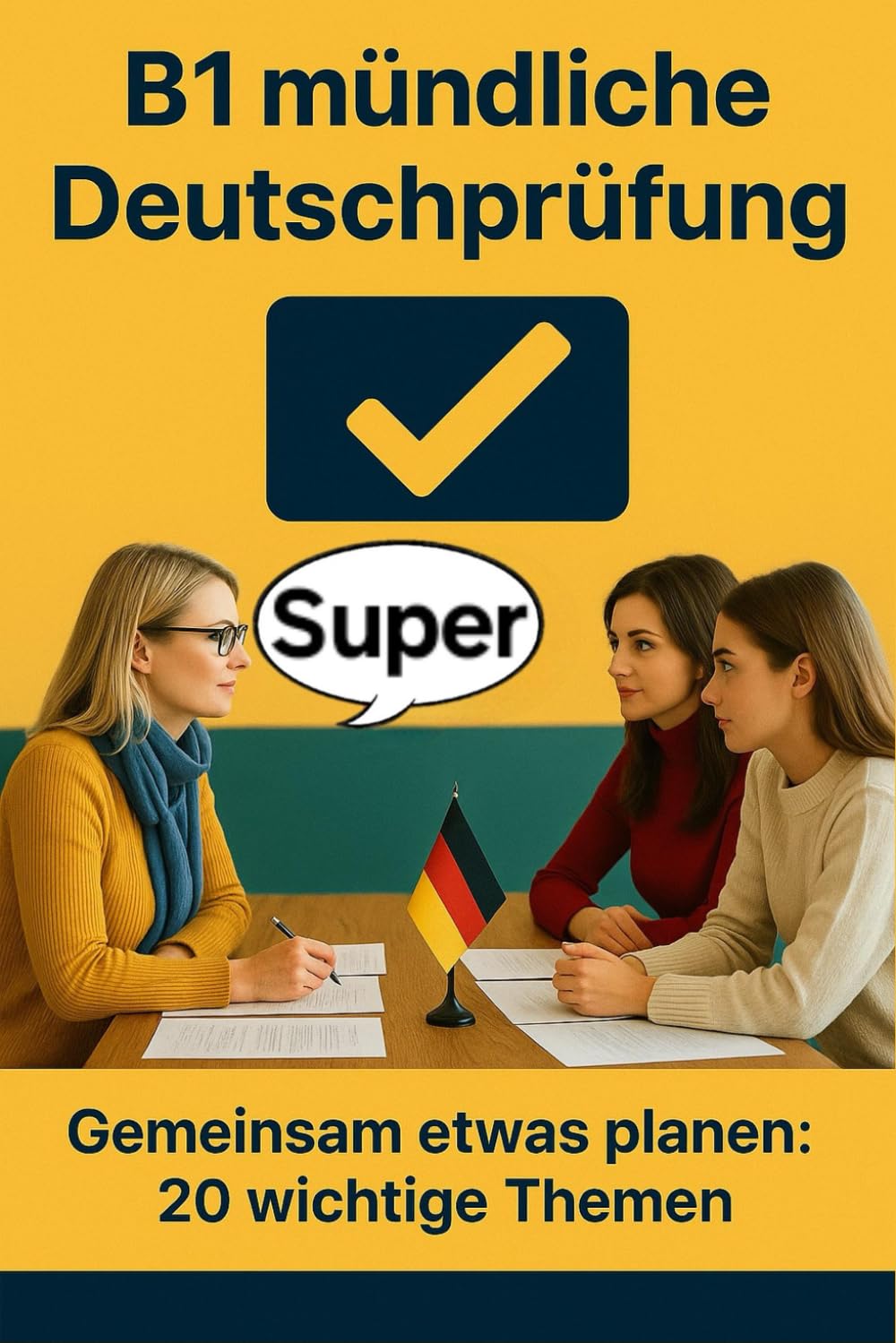 B1 Mündliche Deutsch-Prüfung: 20 wichtige Themen zur B1 Prüfungsvorbereitung (Deutsch lernen, Band 1) Foreign Languages ​​& Dictionaries