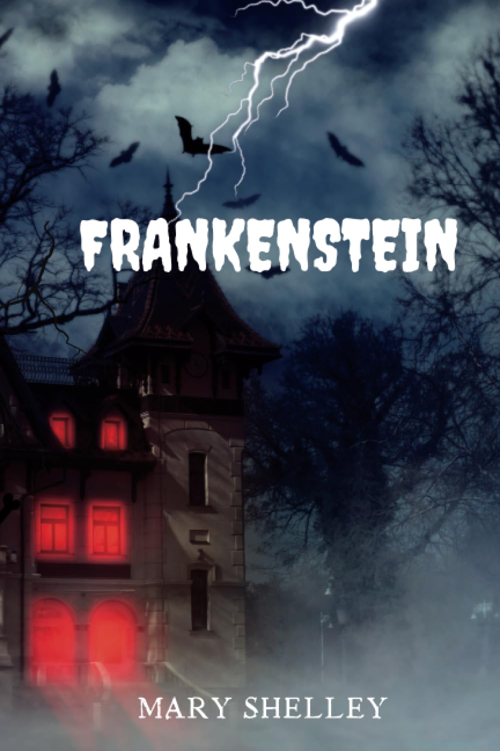 FRANKENSTEIN By Mary Shelley ILLUSTRATED book