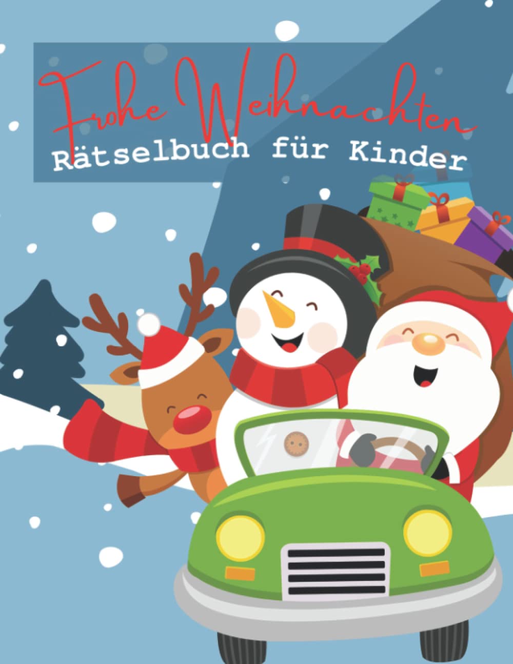 Frohe Weihnachten - Rätselbuch für Kinder: Der riesengroße Rätselspaß für Jungs und Mädchen ab 7 Jahre | Rätselheft zu Nikolaus und zum Weihnachtsfest Non-fiction