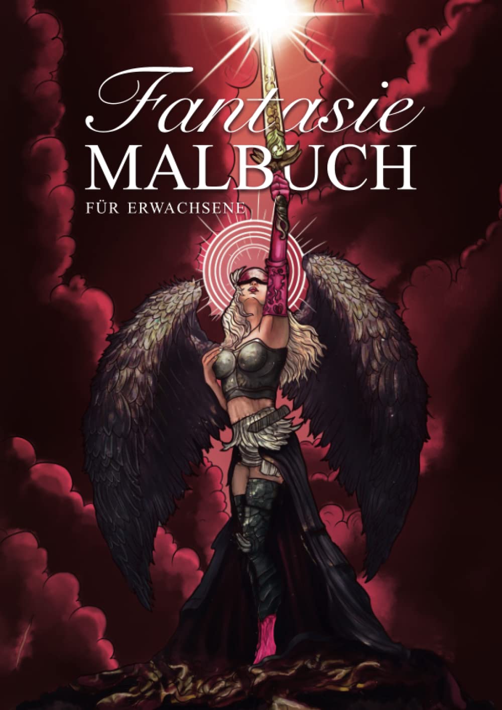 Fantasie Malbuch für Erwachsene: 50 eindrucksvolle Motive von Feen, Elfen, Drachen und vielen anderen mythischen Wesen Arts & Music