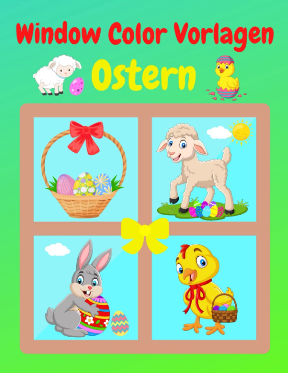 Window Color Vorlagen Ostern: Über 90 liebevoll gestaltete und abwechslungsreiche Ostermotive Für Kinder ab 5 Jahren und Erwachsene | Fensterdeko ... Wiederverwendbar ( Window Color Vorlagen ) Hobbies & Crafts
