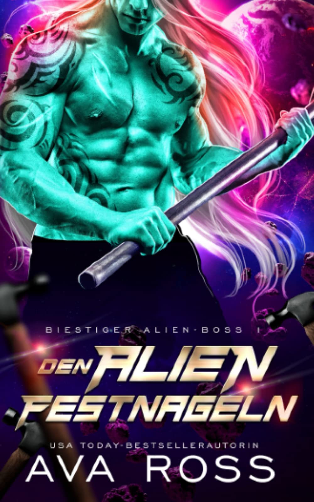 Den Alien Festnageln: Eine Science Fiction Alien Krieger Romanze (Biestig Alien-Boss-Serie, Band 1) Contemporary Romance