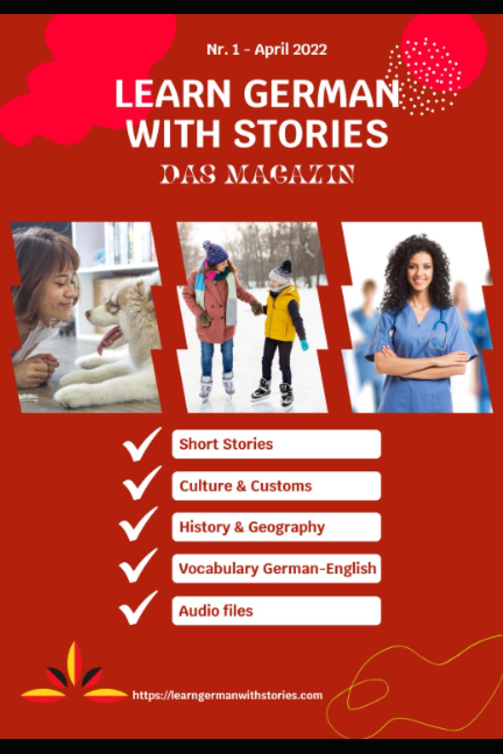 Learn German with Stories - Das Magazin Nr. 1: Texts for advanced beginners and low intermediate students A2/B1 Foreign Languages ​​& Dictionaries