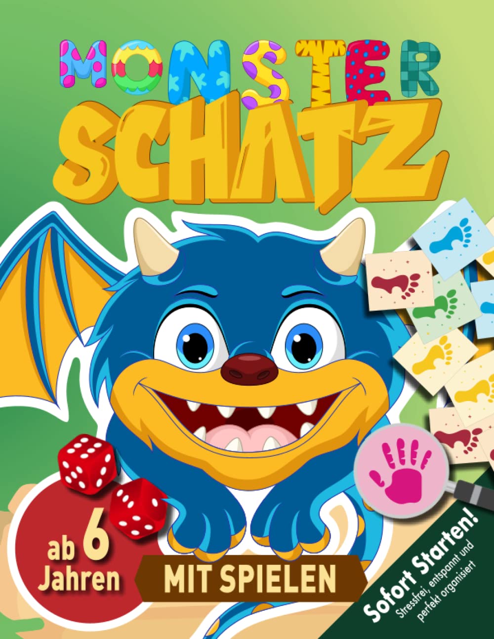 Monster Schatzsuche Kindergeburtstagab 6 Jahren: Oh Schreck! Ein Monster hat den Geburtstagsschatz geklaut! Los, findet mit dieser Schnitzeljagd das Monster! (Bravo Schatzsuche) Lifestyle