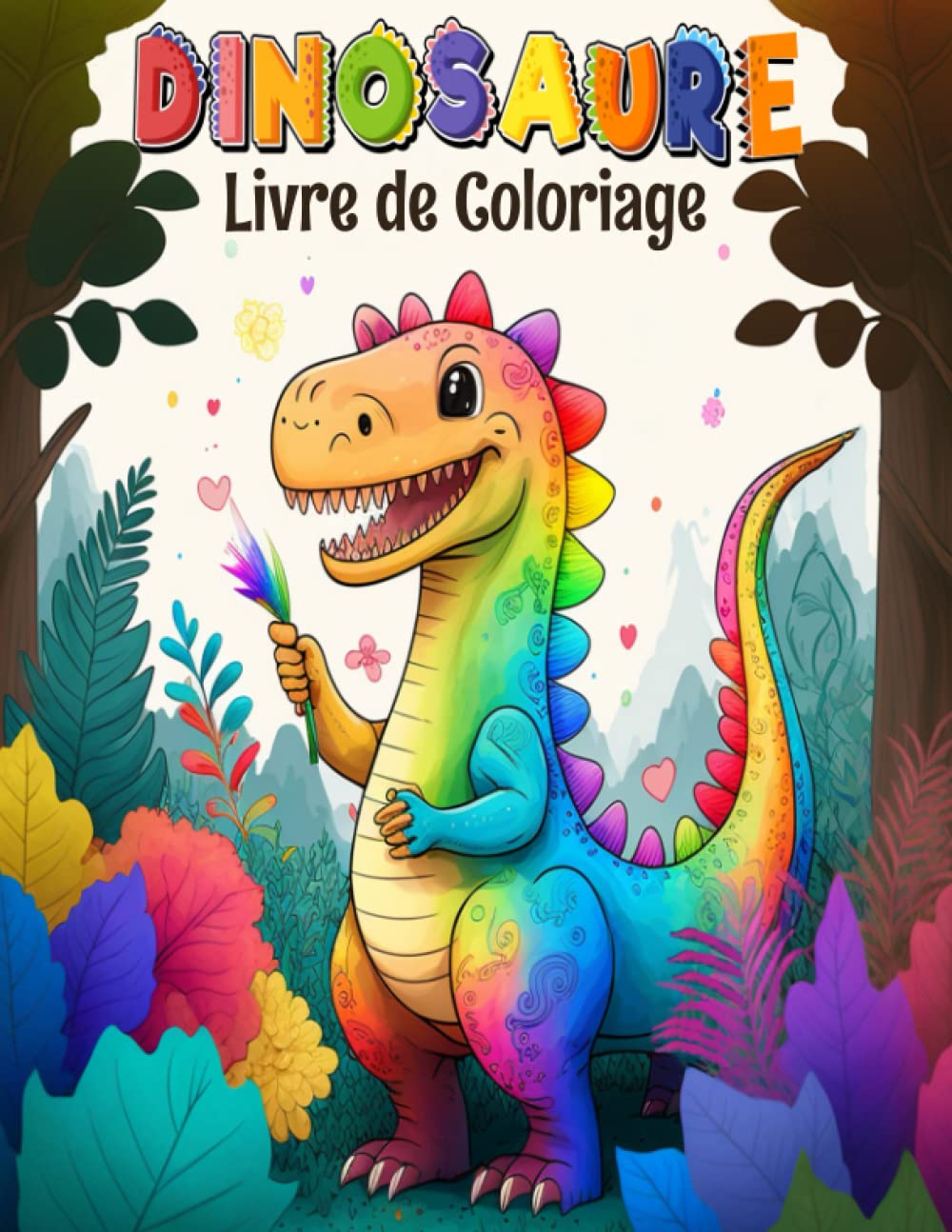 Dinosaure Livre De Coloriage: Plus de 50 coloriages pour les enfants de 6 à 10 ans. book