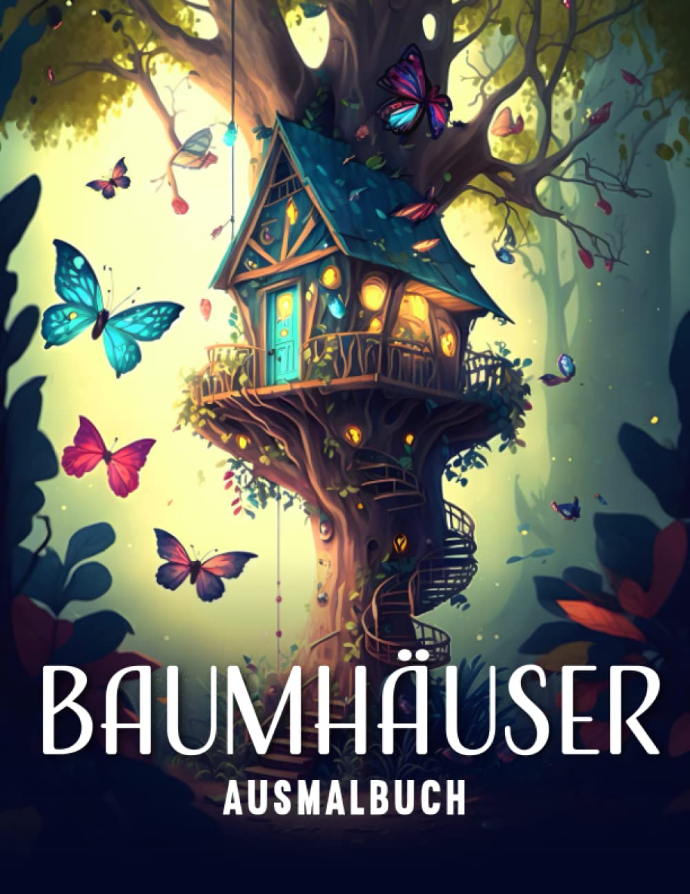 Baumhäuser Ausmalbuch für Erwachsene: Entfliehe dem Stress mit dem Baumhaus Malbuch für Erwachsene Mathematics