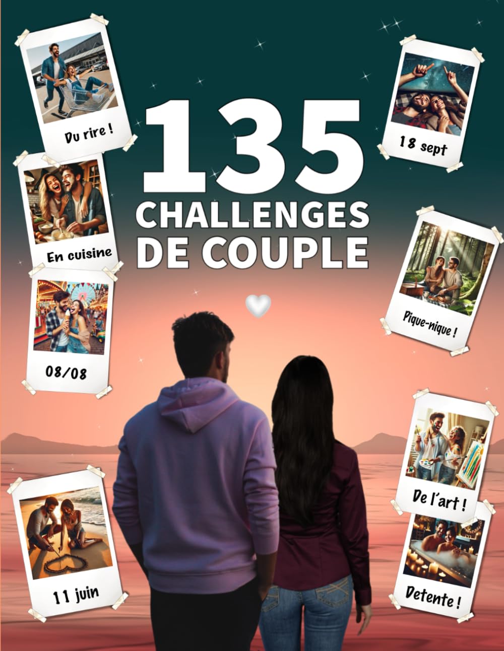 Challenge Couple : 135 défis à faire à deux pour renforcer vos liens I Un livre à remplir avec photos pour des moments romantiques et amusants | Livre ... complicité: Par Jimmy & Laura Astuces Pets