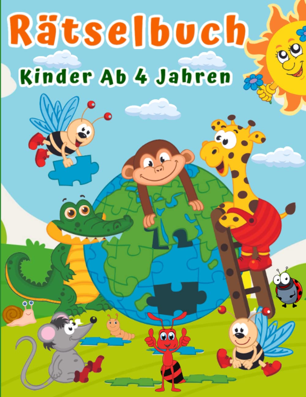 Rätselbuch Kinder Ab 4 Jahren: Beschäftigungsbuch : Malen, Vergleichen, Logikrätsel, Punkt zu Punkt, Bilderrätsel, Fehler finden, Labyrinthe, für Mädchen & Jungen Non-fiction