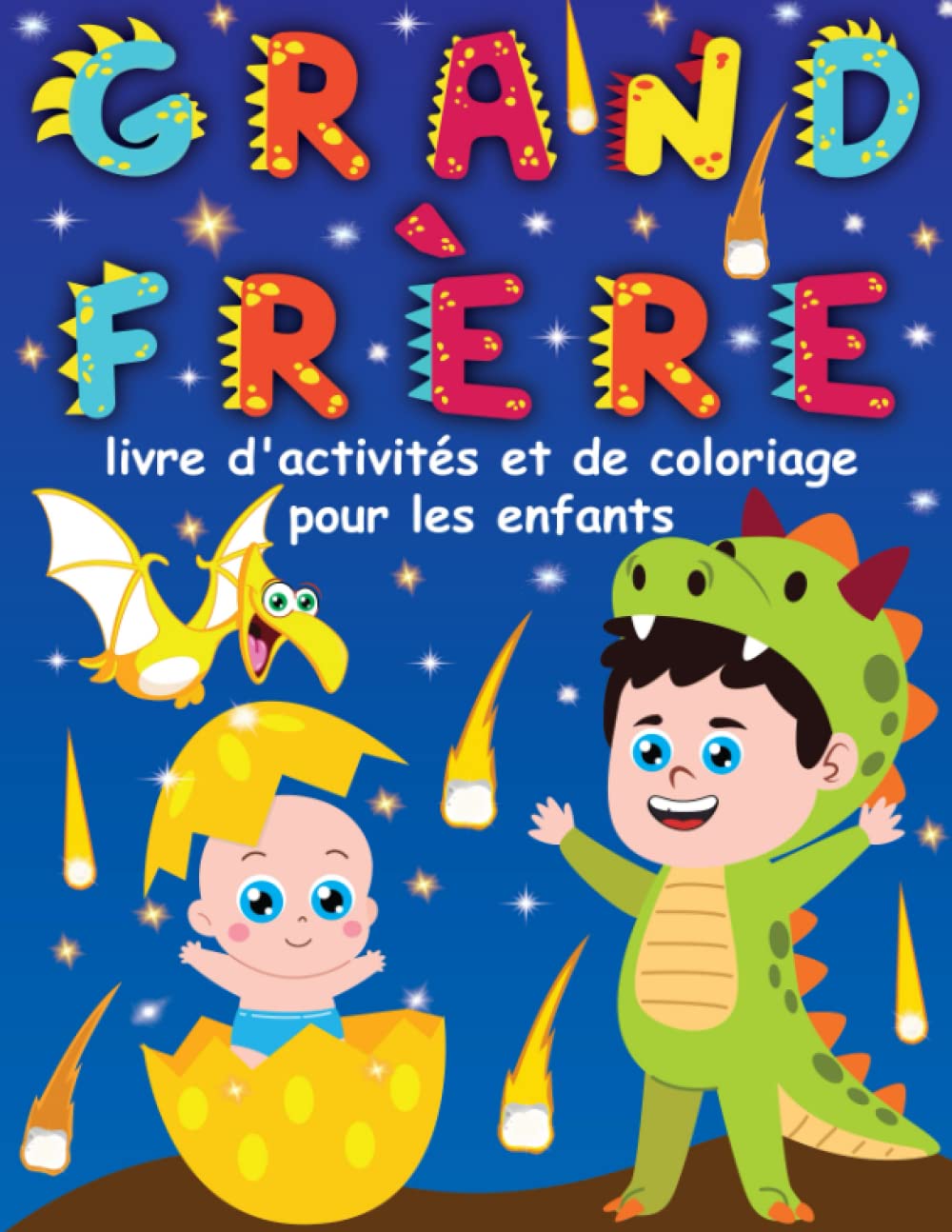 Grand Frère, Livre d'Activités et de Coloriage pour les Enfants. book