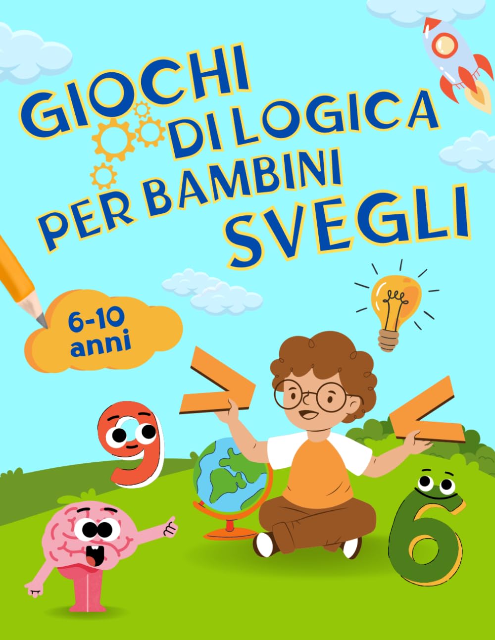 Giochi di Logica per Bambini Svegli: Oltre 100 Pagine a Colori di Attività, Passatempi e Puzzle per Allenare la Concentrazione e l'Intelligenza Divertendosi | Età 6, 7, 8, 9, 10 Anni Tiptoi & Games