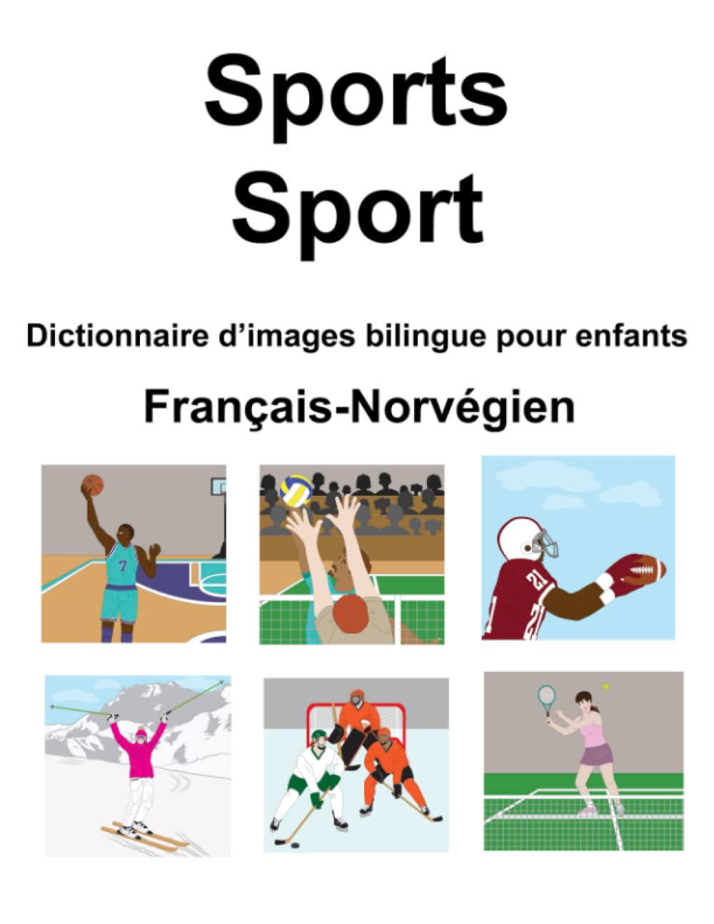 Français-Norvégien Sports / Sport Dictionnaire d’images bilingue pour enfants book