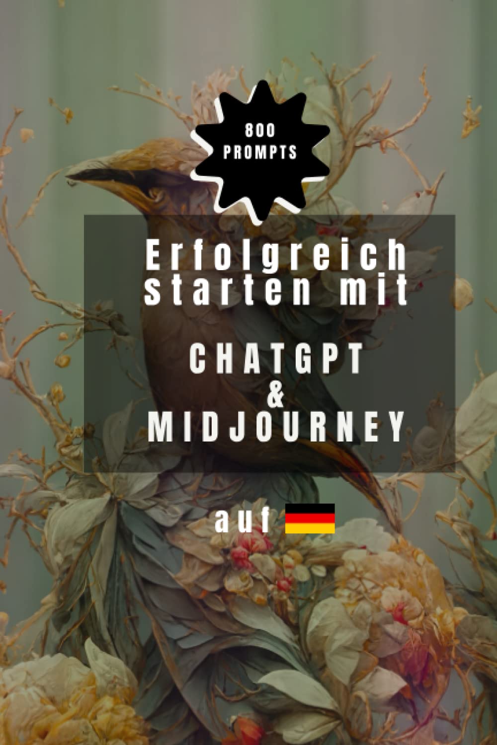 800 ChatGPT & Midjourney Prompts auf Deutsch - Erfolgreich starten mit KI Text & Bild Generatoren: Chatgpt Buch inklusive KI Promptbeispiele für Programmieren, Texte schreiben, Schule, Kunst Business, Finance & Career