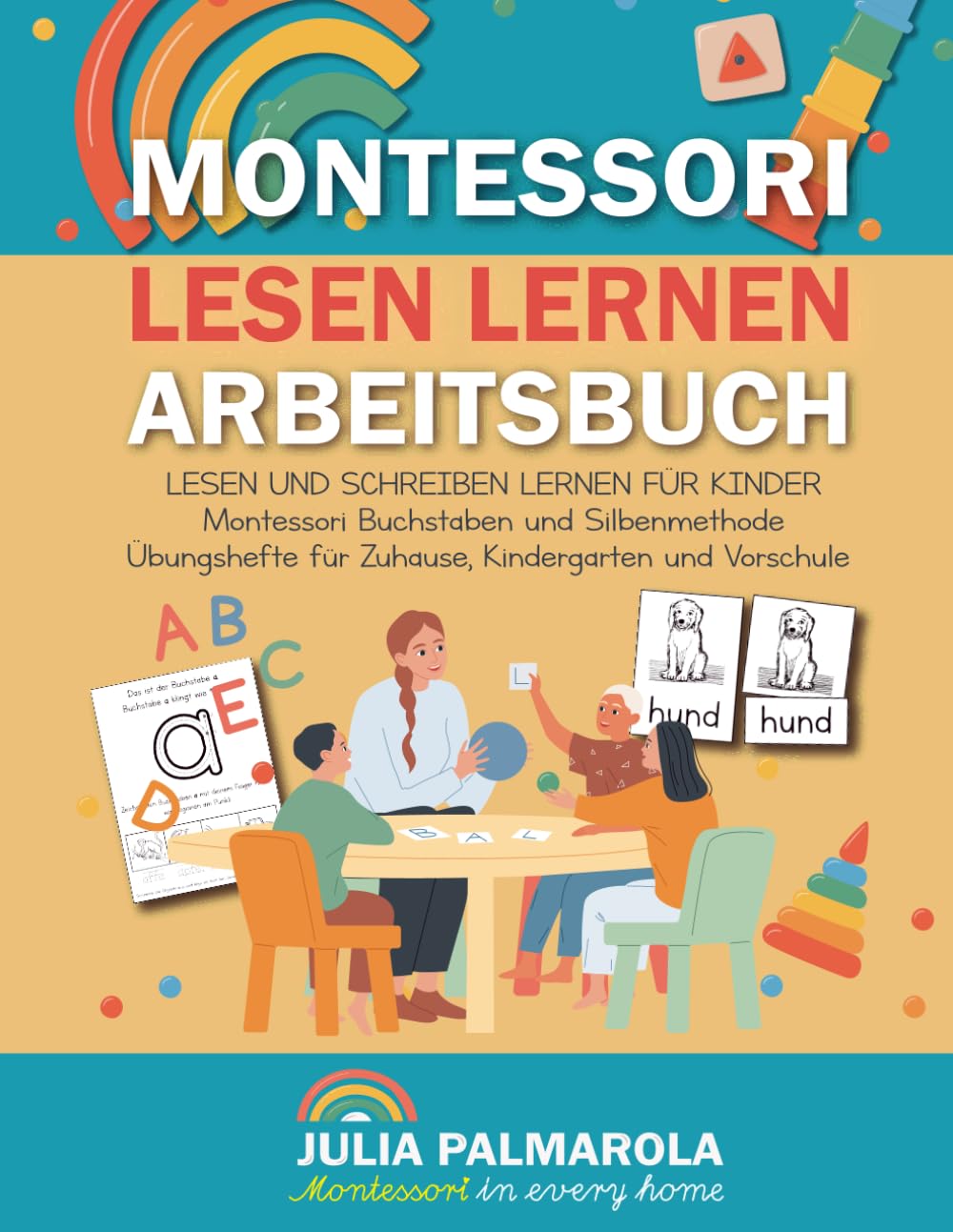 Montessori Lesen Lernen Arbeitsbuch: Lesen und Schreiben Lernen für Kinder - Montessori Buchstaben und Silbenmethode Übungshefte für Zuhause ... (Montessori - Pädagogik für zu Hause, Band 2) Education & Training