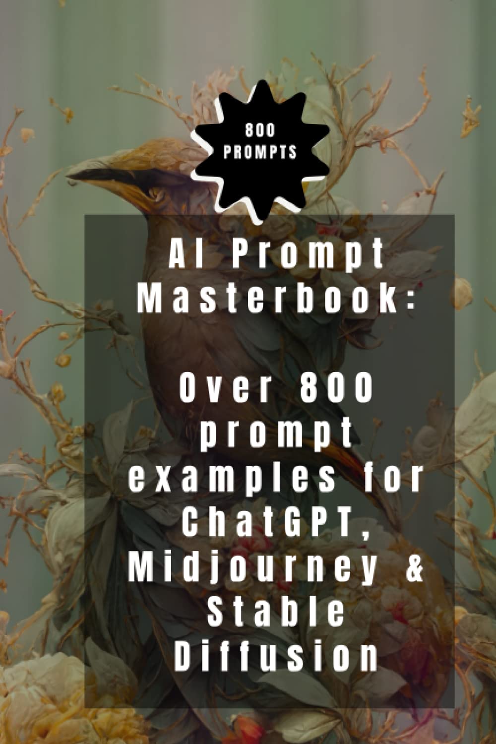AI Prompt Masterbook: Over 800 prompt examples for ChatGPT, Midjourney & Stable Diffusion: Learn from the best prompt example lists for AI image & text generators the art of prompting. Business, Finance & Career