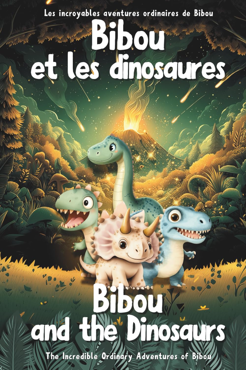 Bibou and the Dinosaurs - Bibou et les dinosaures : Bilingual French English Picture Book for Toddlers - Livre pédagogique illustré bilingue français ... (The Incredible Ordinary Adventures of Bibou) Non-fiction