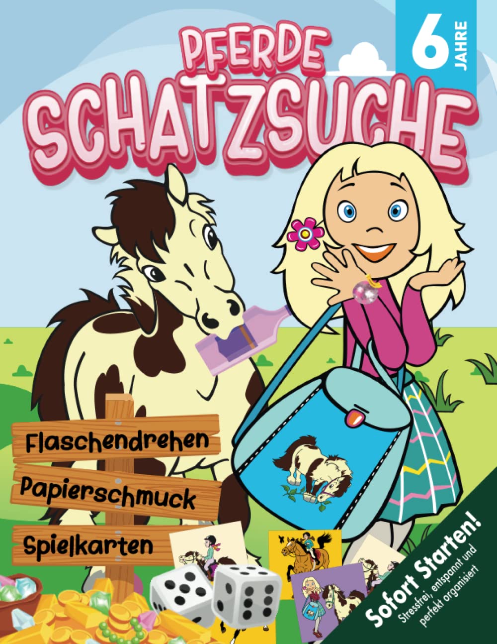 Magische Pferde Schatzsuche ab 6 Jahren: Ein magisches Pferdearmband. Ein geheimnisvoller Schatz. Der wilde Ritt beginnt. Sofort startklare Schnitzeljagd! (Bravo Schatzsuche) Novels & Short Stories