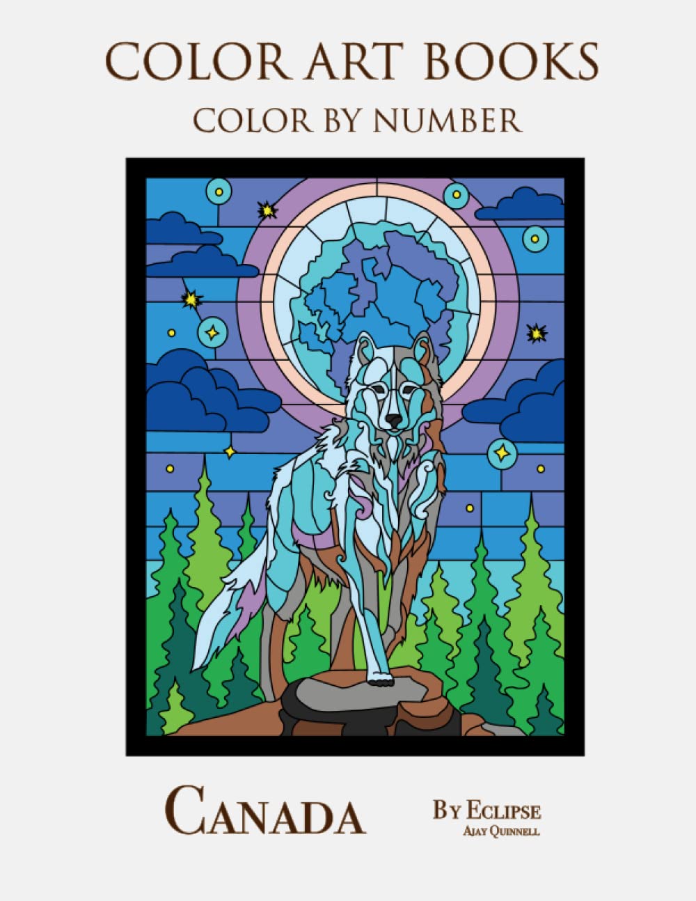Canada - Color By Number Book : Superior paper edition Film, Art & Culture