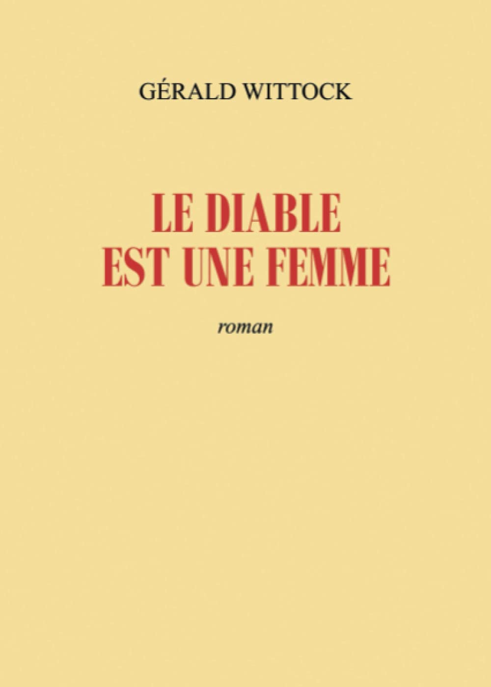 LE DIABLE EST UNE FEMME book