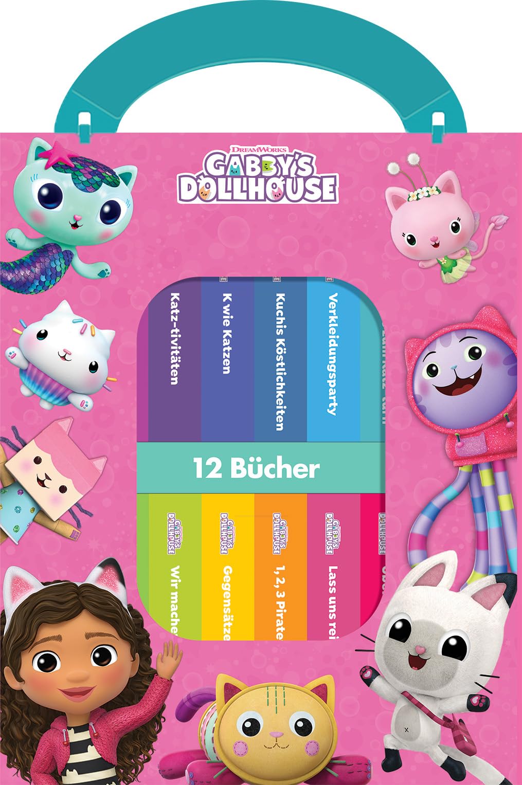 Gabby's Dollhouse - Meine erste Bibliothek - Bücherbox mit 12 Pappbilderbüchern - Gabby's Dollhouse Books