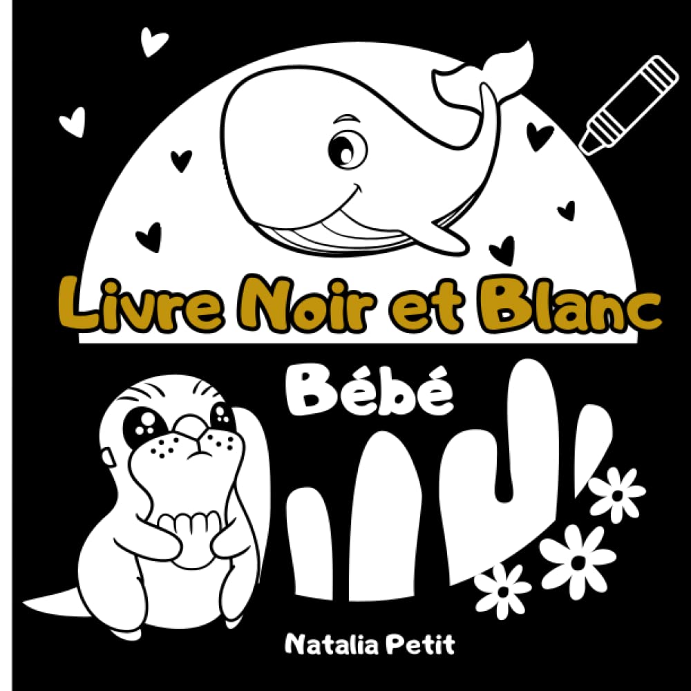 Livre Noir et Blanc Bébé: Mon Premier Imagier des Contraste Élevé Nouveau Né | Stimulation Visuelle pour Bebe | Pour une éducation Sensorielle du ... x Le Grand Guide du Sommeil de 0-3 mois book