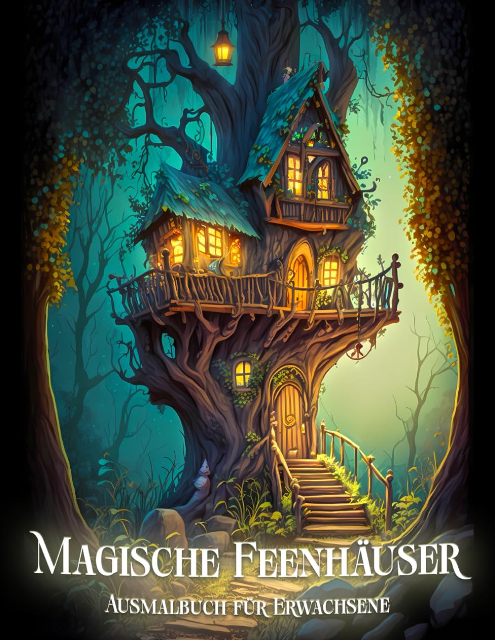 Magische Feenhäuser Ausmalbuch für Erwachsene: Ein Stressabbauendes Malbuch für Erwachsene mit Feenhäuschen und Baumhäusern Hobbies & Crafts