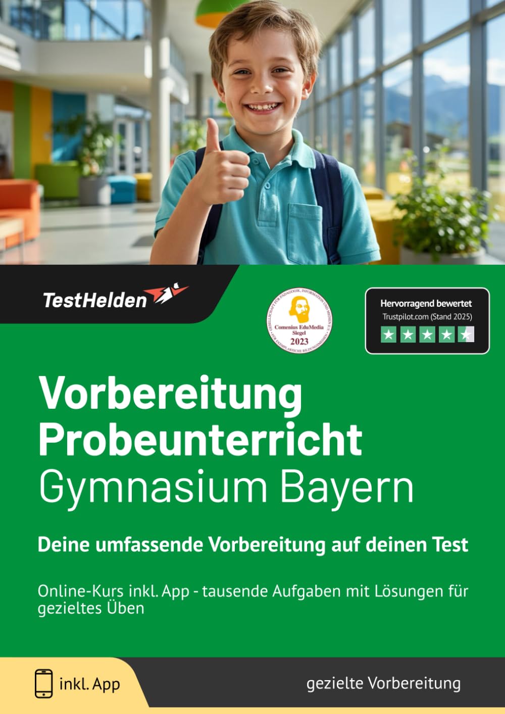 Vorbereitung Probeunterricht Gymnasium Bayern - Deine umfassende Vorbereitung auf deinen Test I Online-Kurs inkl. App - tausende Aufgaben mit Lösungen für gezieltes Üben book