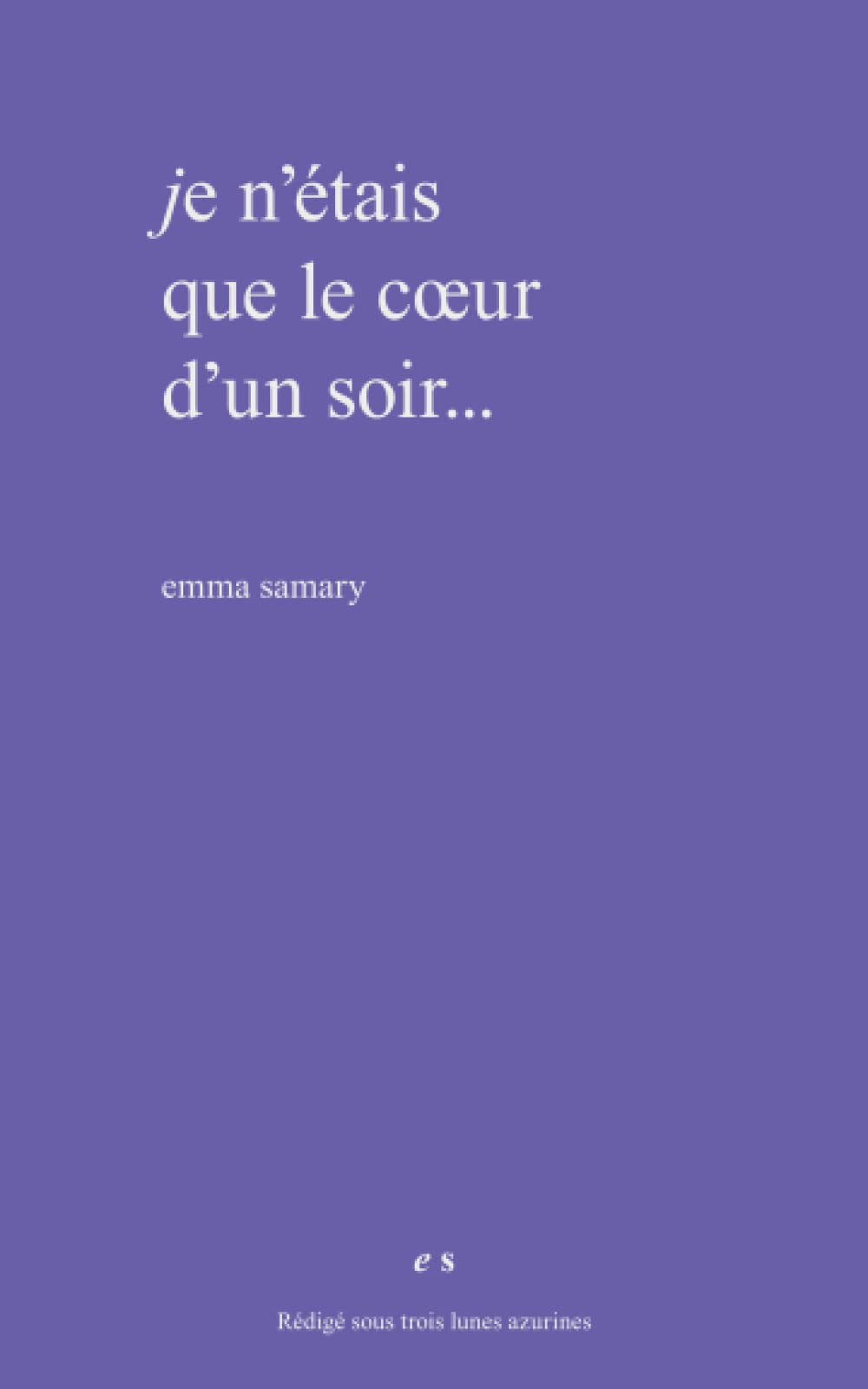 Je n'étais que le cœur d'un soir Hobbies & Crafts