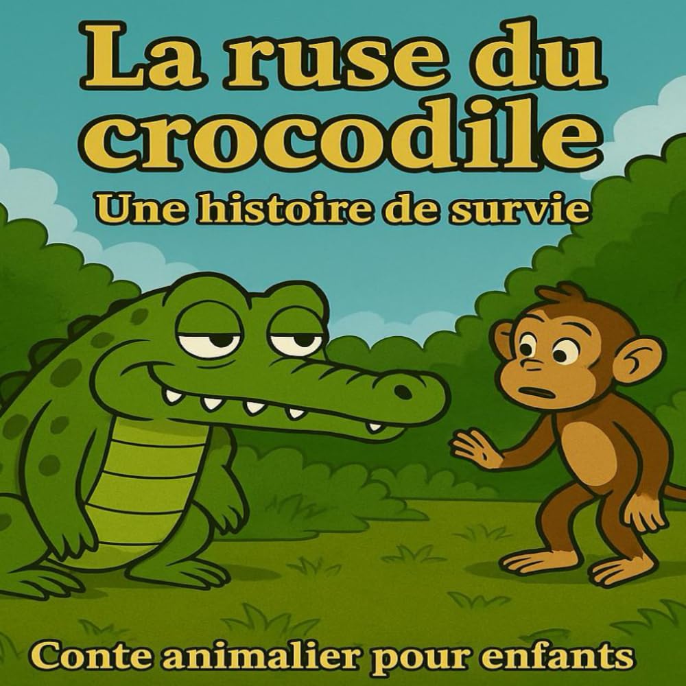 La ruse du crocodile: Une aventure malicieuse au cœur de la jungle. Un conte drôle, rusé et plein de rebondissements ! Plonge dans 47 pages ... destiné aux enfants de 5 à 9 ans book