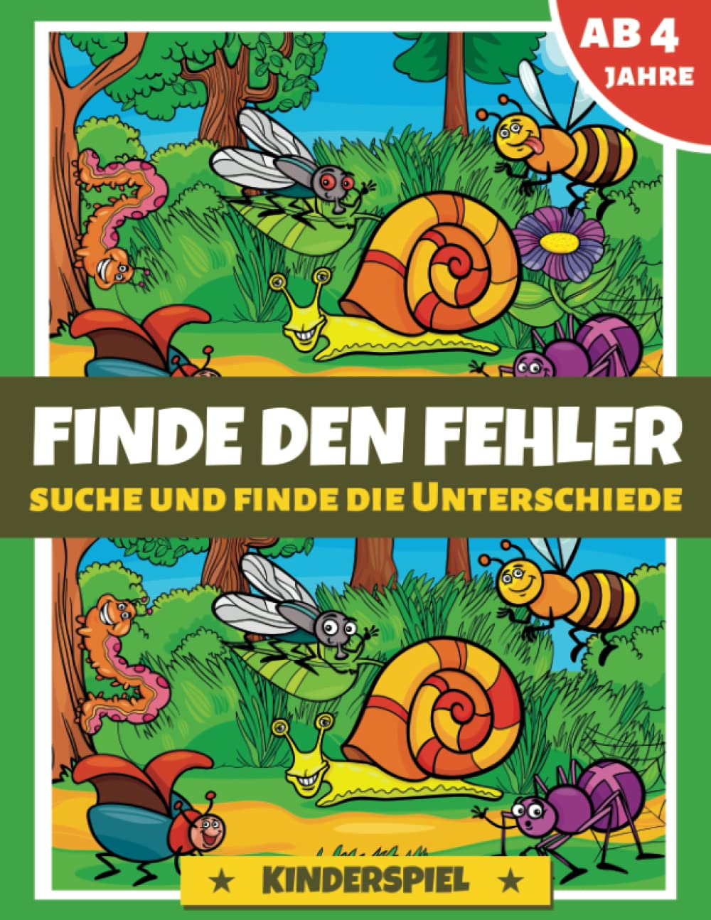 Finde den fehler: fehlersuche kinder ab 4 Jahre | +320 Unterschiede | Suche und finde die 7 Fehler | +320 Unterschiede | Zur Verbesserung der Konzentration und Beobachtungsfähigkeit des Kindes Tiptoi & Games