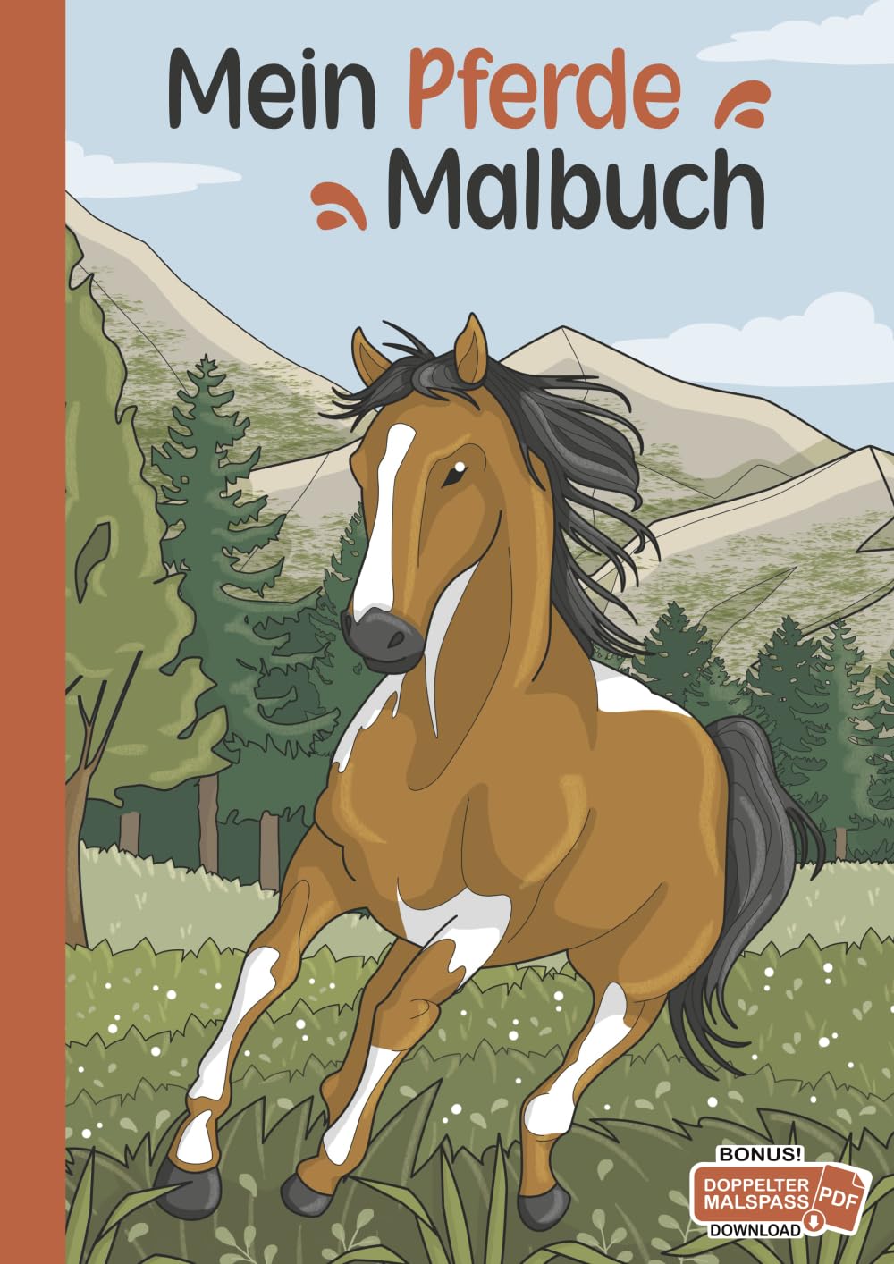 Mein Pferde Malbuch: 50 wunderschöne und anspruchsvolle Pferde-Motive für Kinder zum Ausmalen und Entspannen. (Die schönsten Pferde-Malbücher von Christoph Alexander, Band 2) Novels & Short Stories