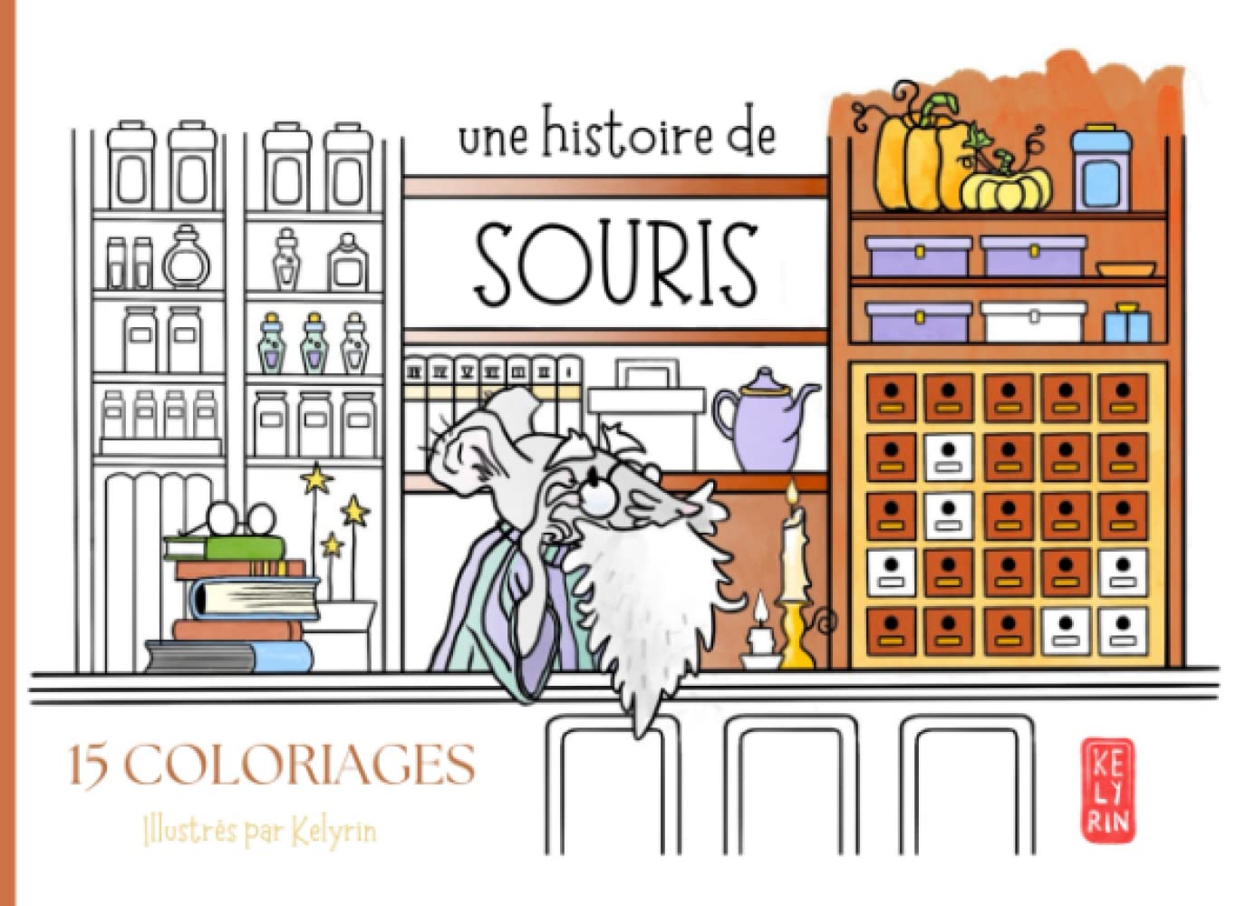 Une histoire de souris: Livre de coloriage Lifestyle