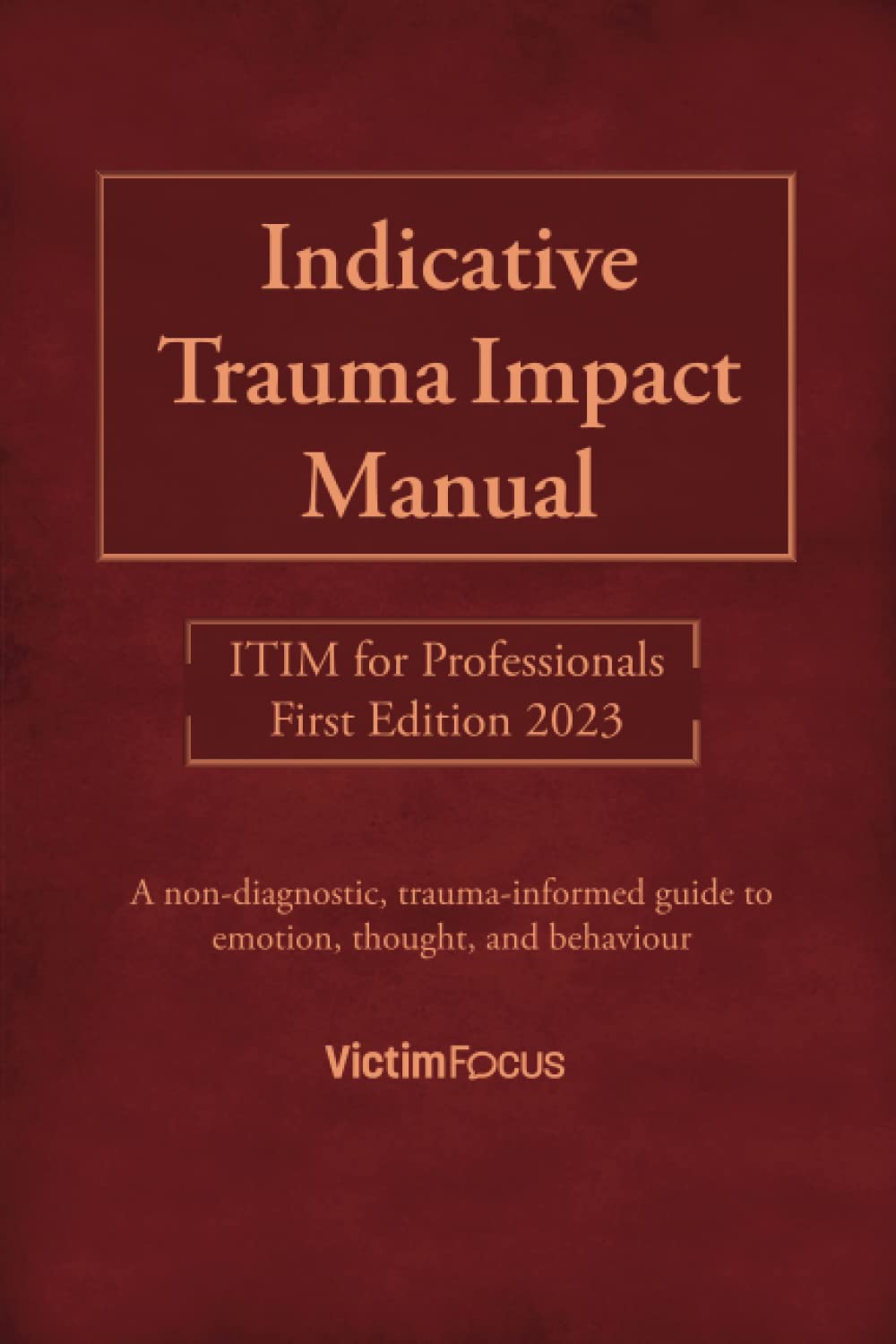 Indicative Trauma Impact Manual ITIM: ITIM for Professionals Medicine
