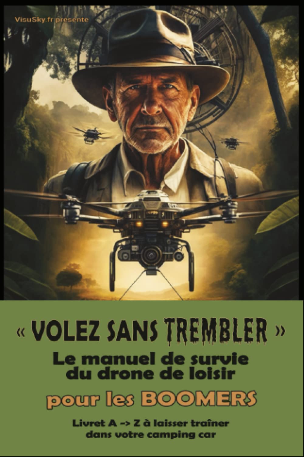 Volez sans trembler! Le manuel de survie du drone de loisir... pour les BOOMERS: Livret A -> Z à laisser traîner dans votre camping car book