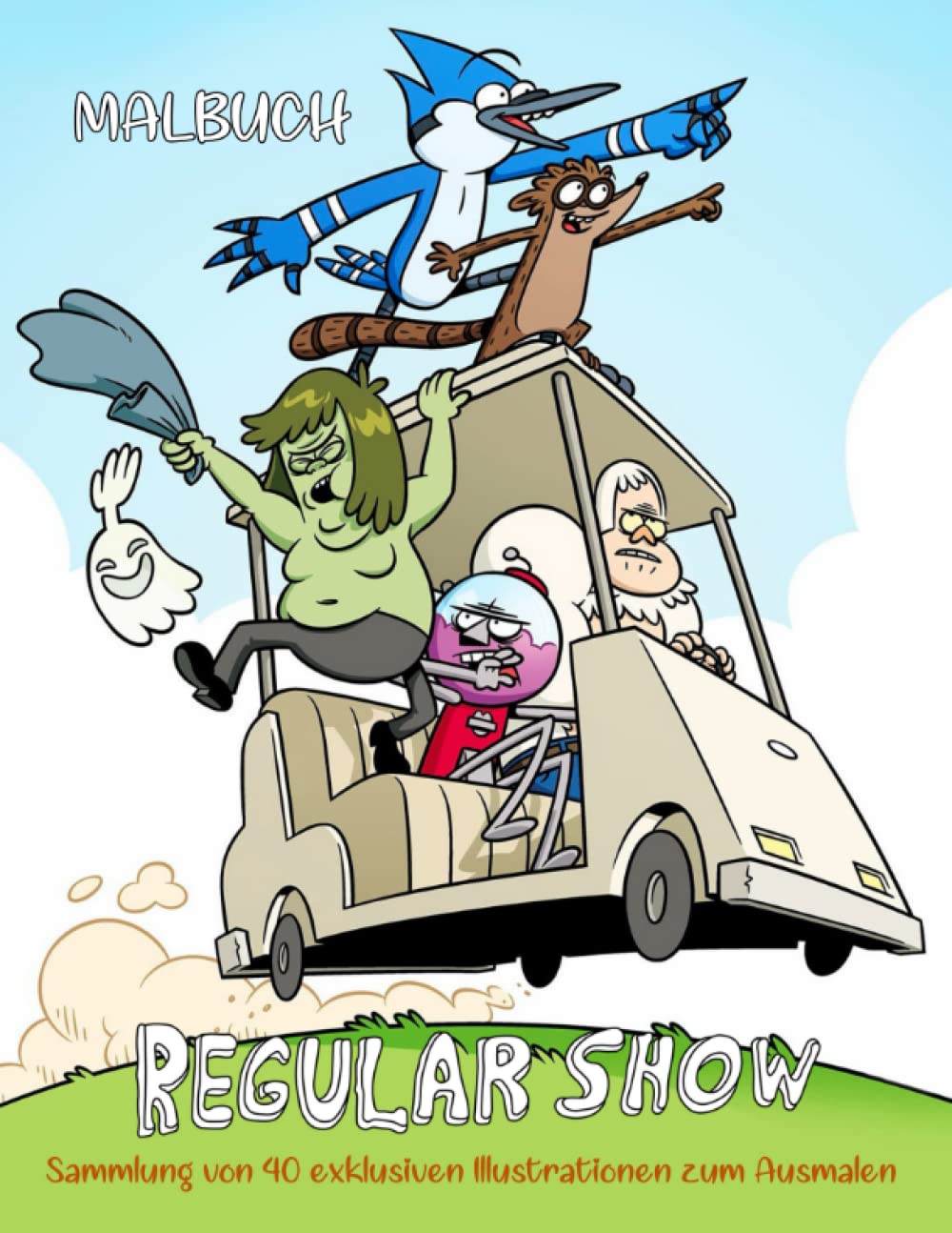 Regular Տһow - Malbuch - Sammlung von 40 exklusiven Illustrationen zum Ausmalen Novels & Short Stories