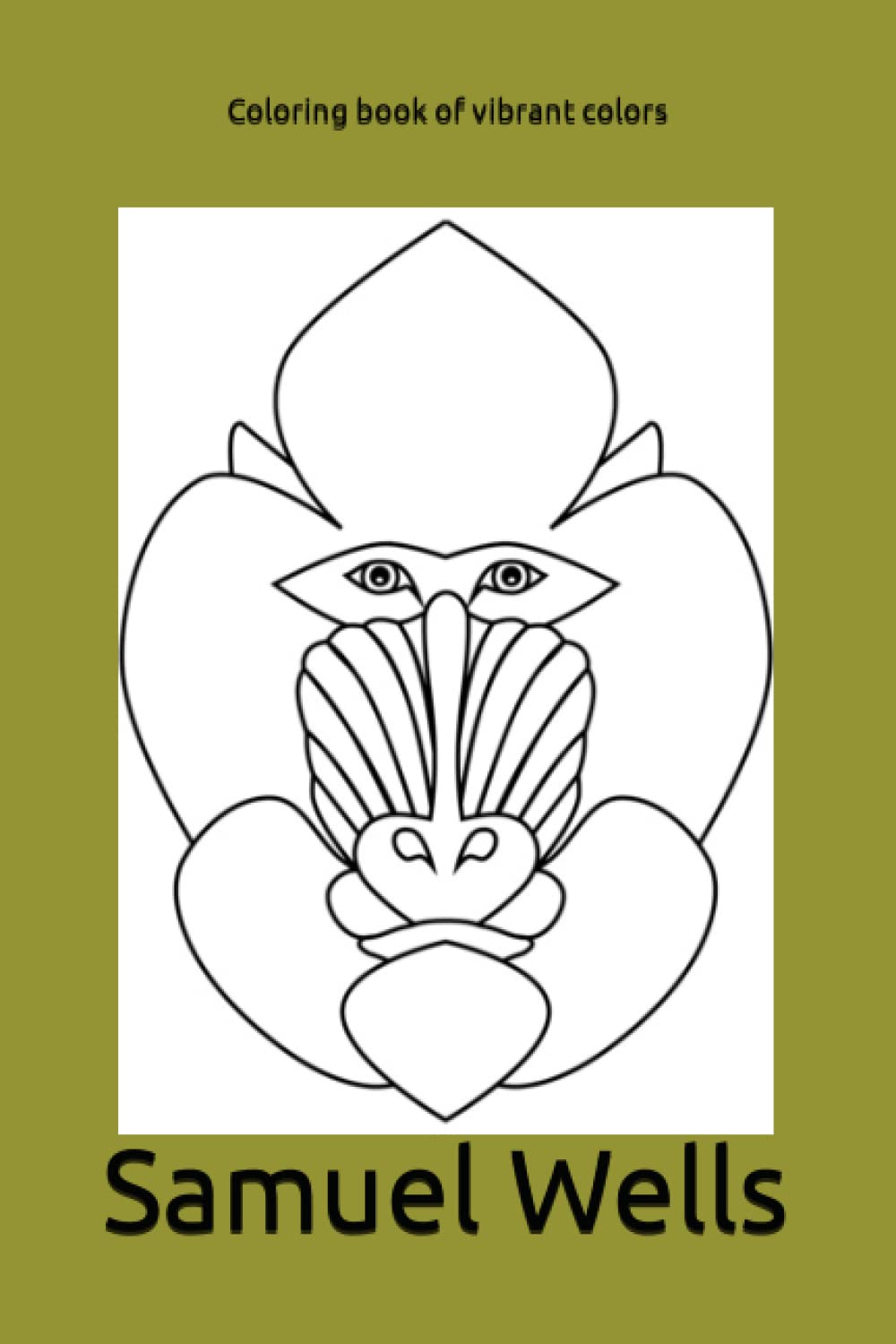 Coloring book of vibrant colors book