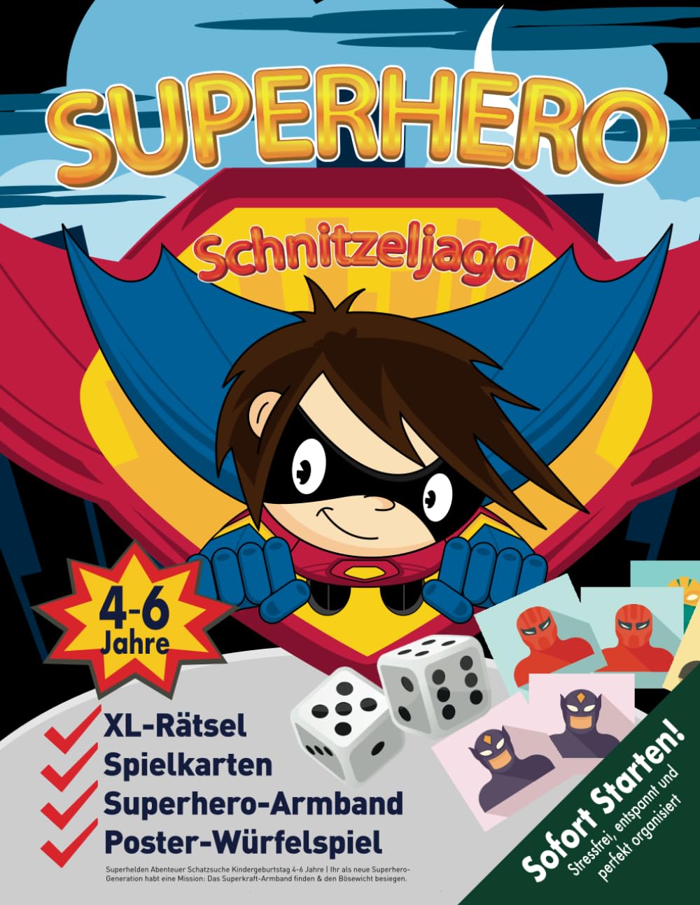 Superhelden Abenteuer Schatzsuche Kindergeburtstag 4-6 Jahre: Ihr als neue Superhero-Generation habt eine Mission: Das Superkraft-Armband finden & den Bösewicht besiegen. (Bravo Schatzsuche) Lifestyle Books