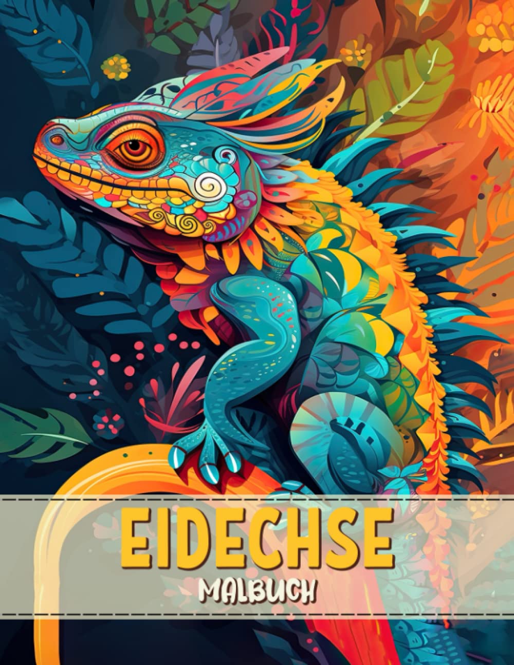 Eidechse Malbuch: Reptilien und Chamäleons Aktivitätsbuch Malvorlagen Für Erwachsene, Jugendliche Und Kinder | Lustige Und Einfache Idee Für Ein ... Für Männer, Frauen Und Senioren Pets