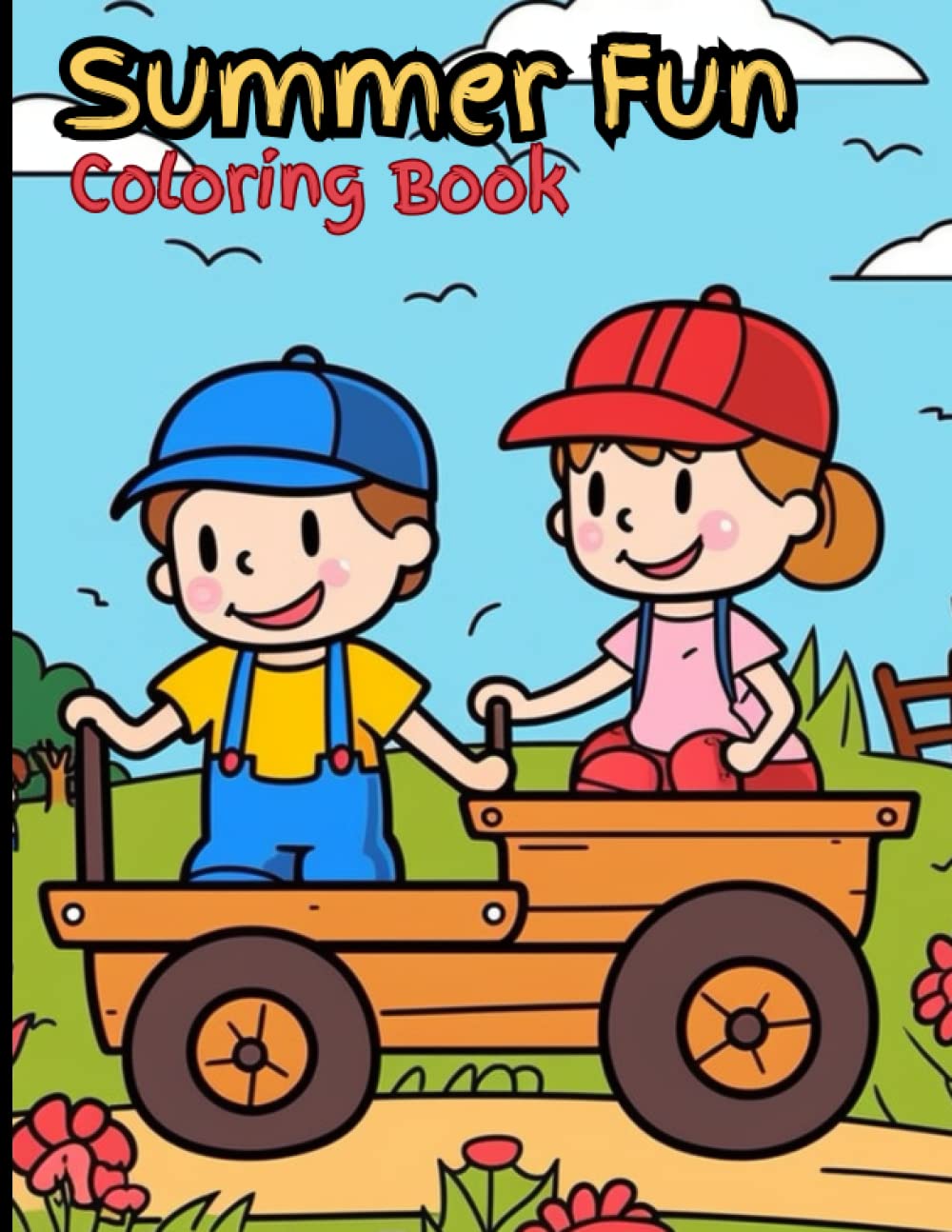 Summer Fun Coloring Book: Coloring Book Ages 5 Plus For Girls And Boys book