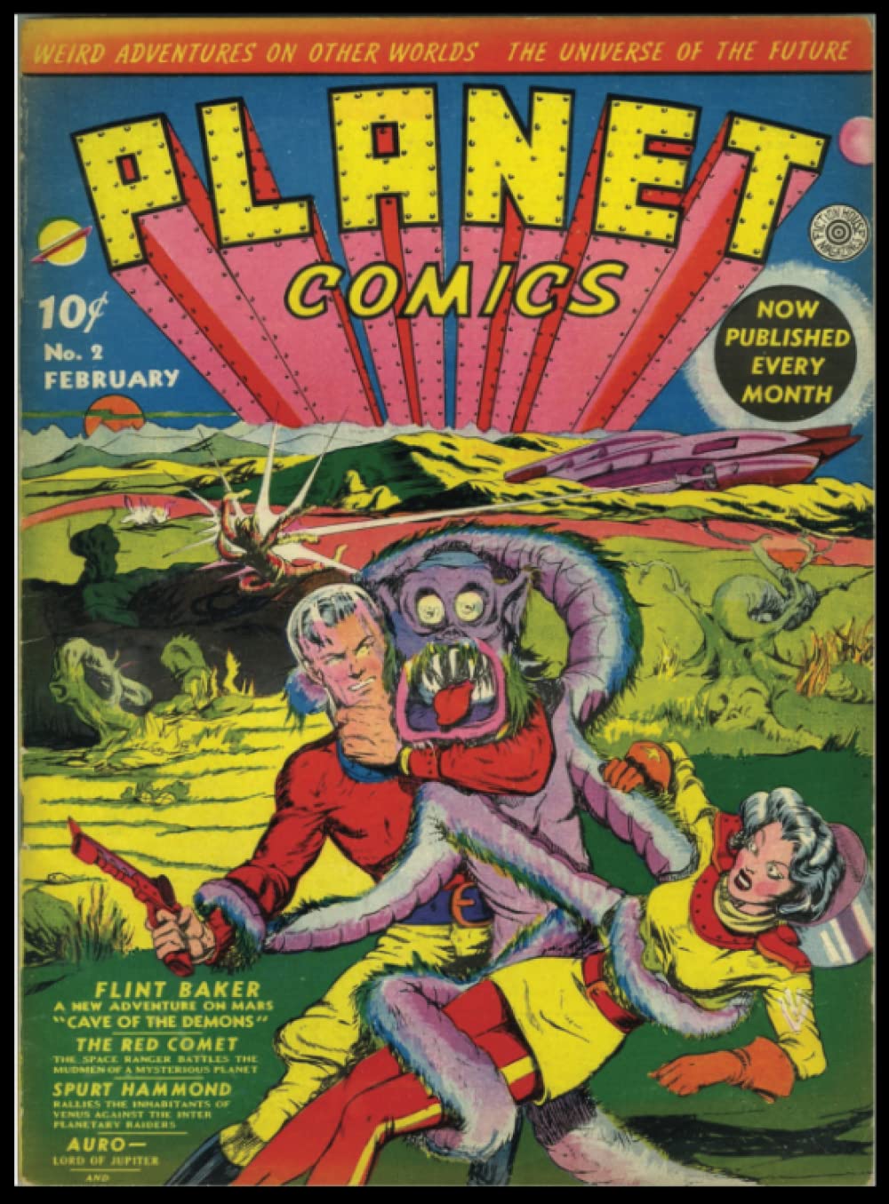 Planet Comics #2: Vintage | Golden Age | Sci-Fi | February 1940 book