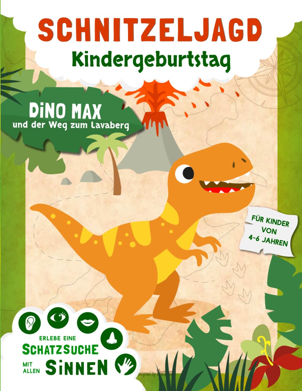 Schnitzeljagd Kindergeburtstag: Schatzsuche mit allen Sinnen - erlebe mit Dino Max eine unvergessliche Geburtstagsparty - Komplettes Set mit kreativen Spielen und Experimenten Social Sciences