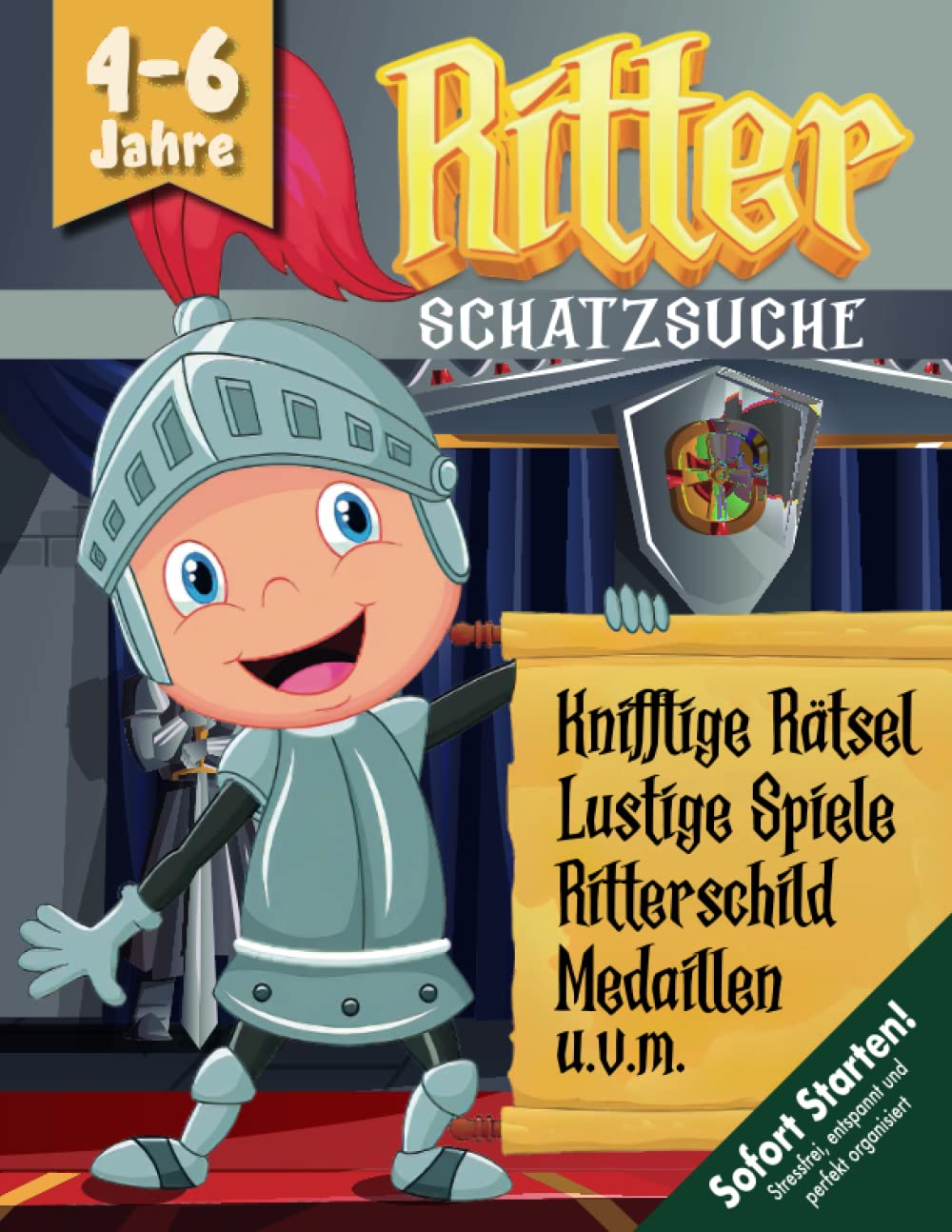 Ritter Schnitzeljagd Schatzsuche Kindergeburtstag 4-6 Jahre: Die Mission der mutigen Ritter der Geburtstagsrunde - "Mutig gegen Ungerechtigkeit" - Erobert die Schätze zurück! (Bravo Schatzsuche) Lifestyle