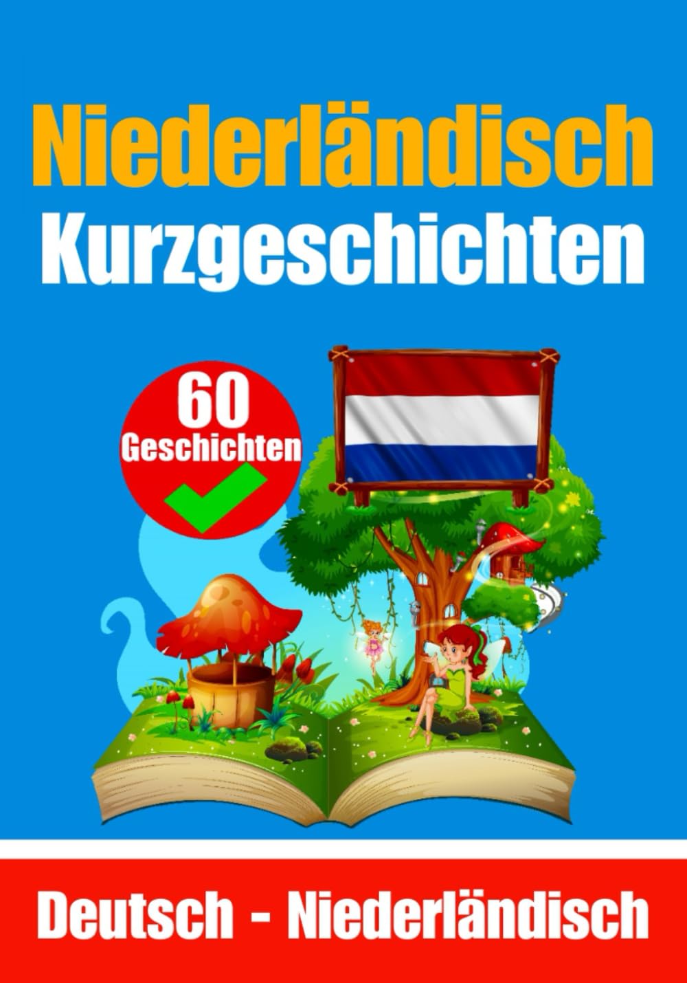 Kurzgeschichten auf Niederländisch | Niederländisch und Deutsch nebeneinander: Lernen Sie die niederländische Sprache Foreign Languages ​​& Dictionaries