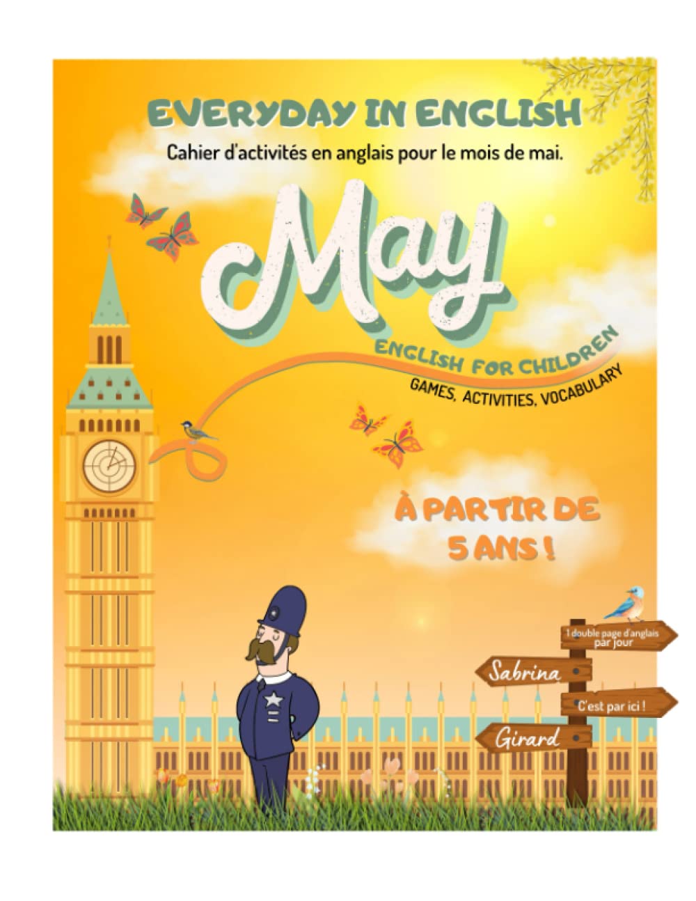 May: Cahier d'activité en anglais à partir de 5 ans (pour enfants) Foreign Languages ​​& Dictionaries