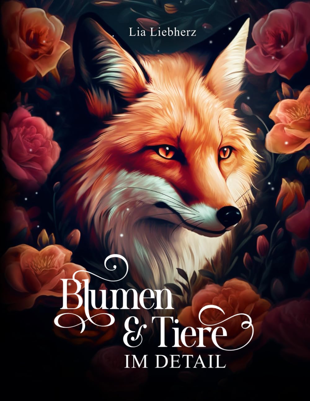 Blumen & Tiere im Detail: Ein Malbuch für Erwachsene mit 50 detailreichen Tieren im Blumenparadies book