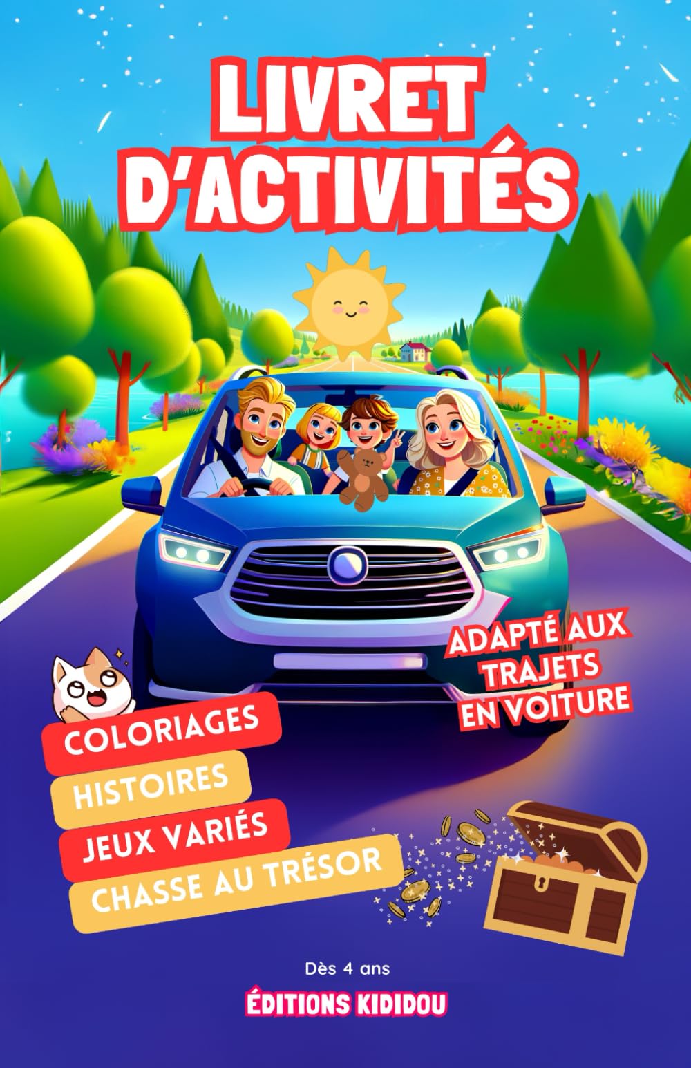 Livret d'activités multi-jeux "On arrive quand ?" pour enfant dès 4 ans, Format Poche pour les vacances, voyage, trajet, voiture, maison, avec sudoku, ... pour garçon, fille, cadeau idéal, occupation book