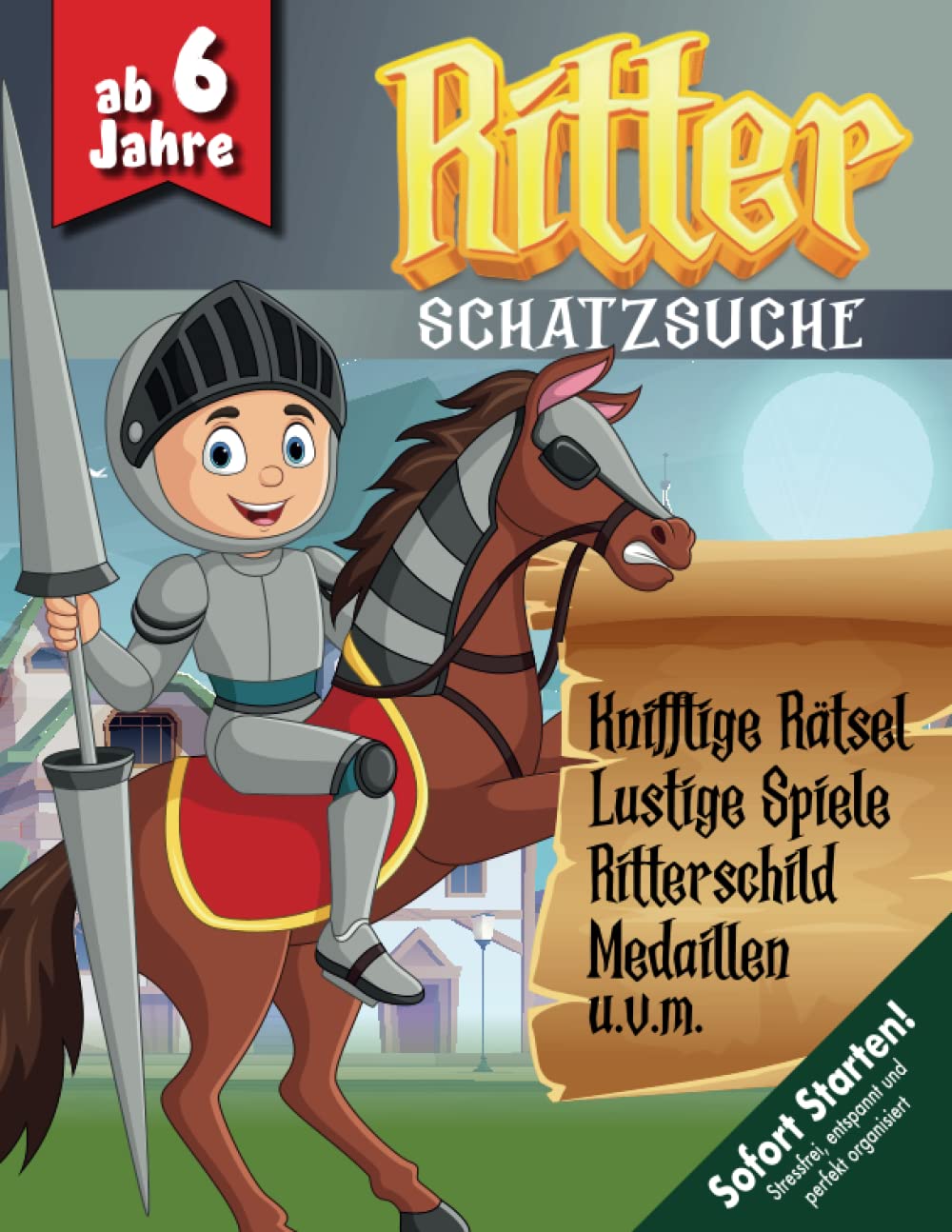 Ritter Schnitzeljagd Schatzsuche Kindergeburtstag ab 6 Jahren: Die Mission der mutigen Ritter der Geburtstagsrunde - „Mutig gegen Ungerechtigkeit“ - Erobert die Schätze zurück! (Bravo Schatzsuche) Lifestyle