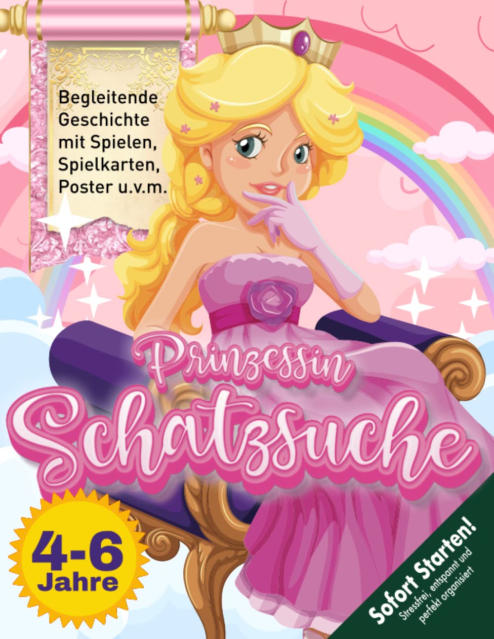 Prinzessin Schatzsuche Schnitzeljagd Kindergeburtstag 4-6 Jahre: Ein Schatz voller Geheimnisse - Kann Prinzessin Mara ihn retten? Die Suche nach dem gestohlenen Schatz beginnt! (Bravo Schatzsuche) Novels & Short Stories