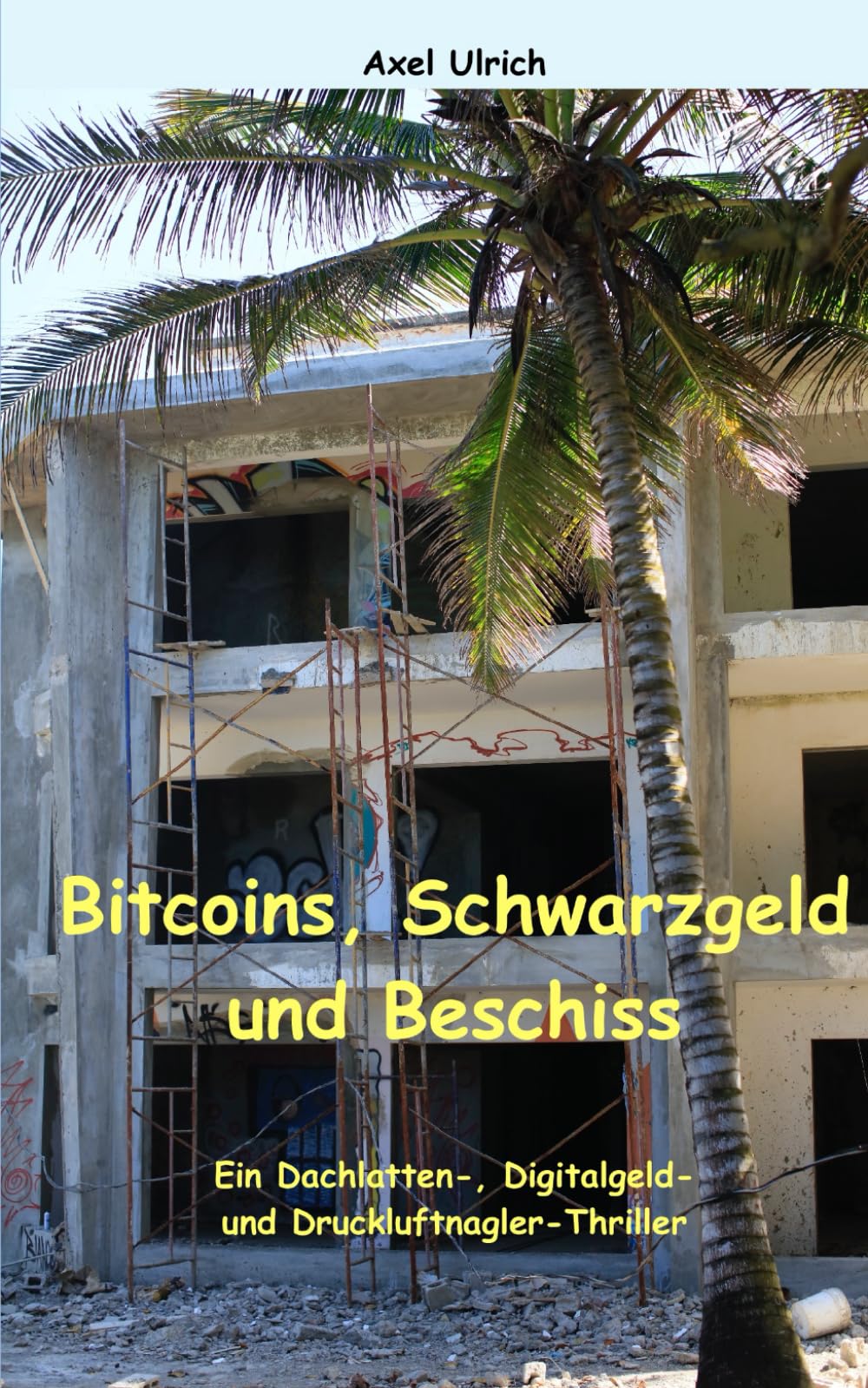 Bitcoins, Schwarzgeld und Beschiss: Ein Dachlatten-, Digitalgeld- und Druckluftnagler-Thriller Action & Adventure
