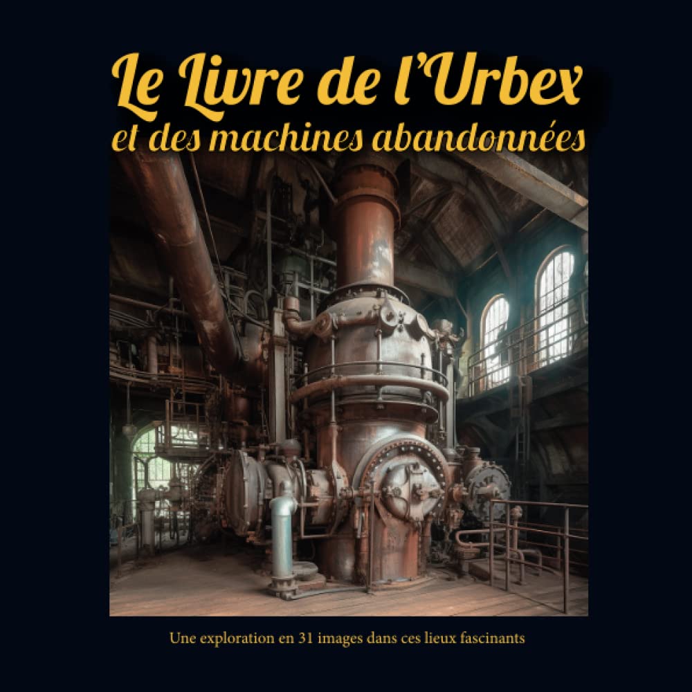 Le livre de l’Urbex et des Machines abandonnées: Découvrez un monde fascinant où le passé se mêlent au présent dans un livre de 64 pages et 31 illustrations en couleurs au format de 20,96 x 20,96 cm book