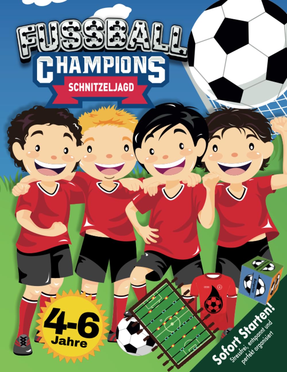 Fußball Schatzsuche Schnitzeljagd Kindergeburtstag 4-6 Jahre: Fußballakademie: Erlebe eine kreative Schatzsuche mit Tischfußball-Kickerarena, Bewegungswürfel und mehr! (Bravo Schatzsuche) Lifestyle